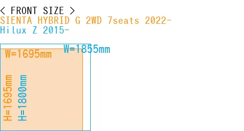 #SIENTA HYBRID G 2WD 7seats 2022- + Hilux Z 2015-